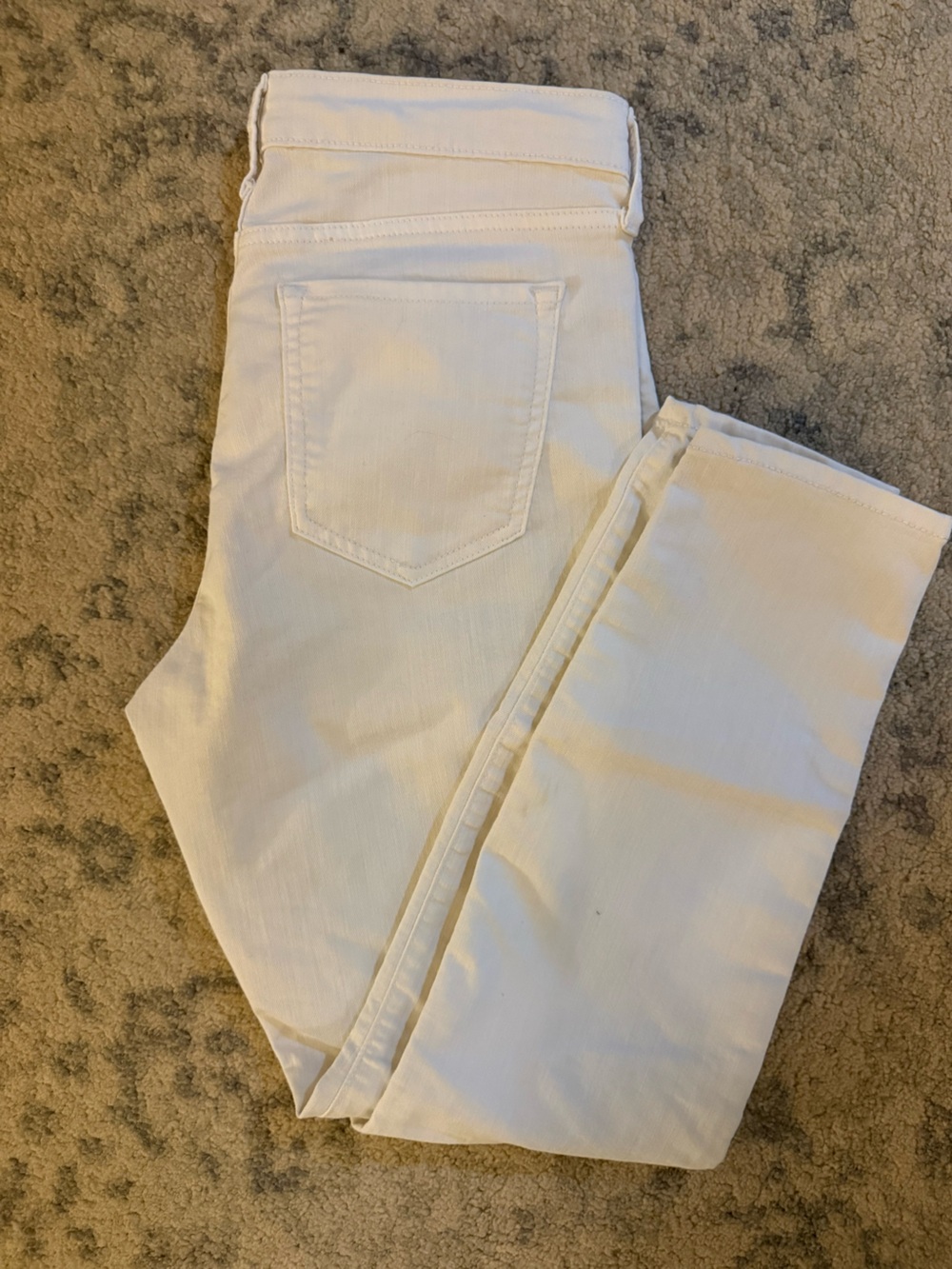Gap Legging Skinny Jeans Optic White Stretch Ankle Length Size 28 / 6 Reg